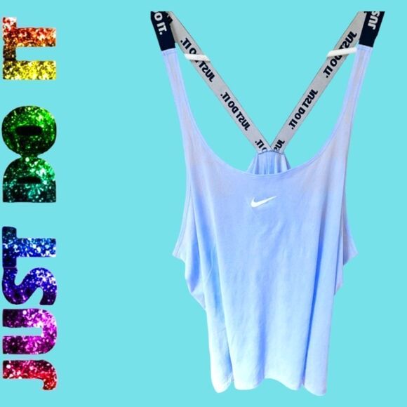 NIKE Women's Plus Size Razor Back Open BACK  Tank Top. - Picture 1 of 11